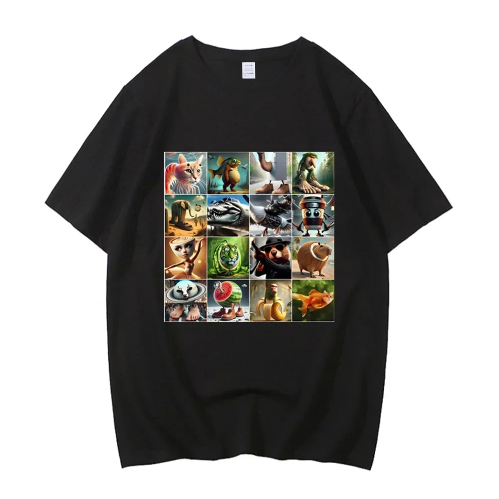 Italien Brainrot T-shirt (alla karaktärerna)