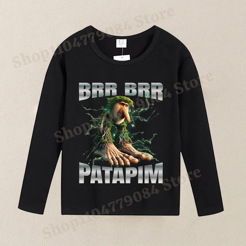 Brainrot Långärmad T-shirt