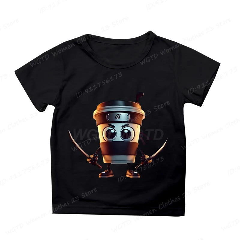 Cappuccino Assassino svart Barntröja