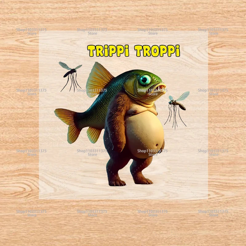 Brainrot-påstrykningsmärken