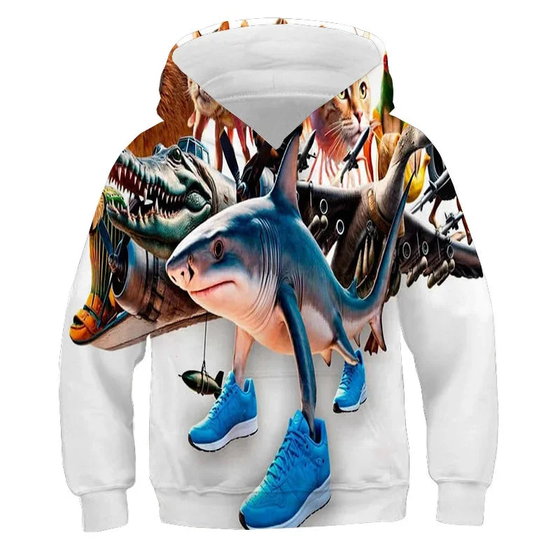 Brainrot Hoodie Barn – Huvtröja