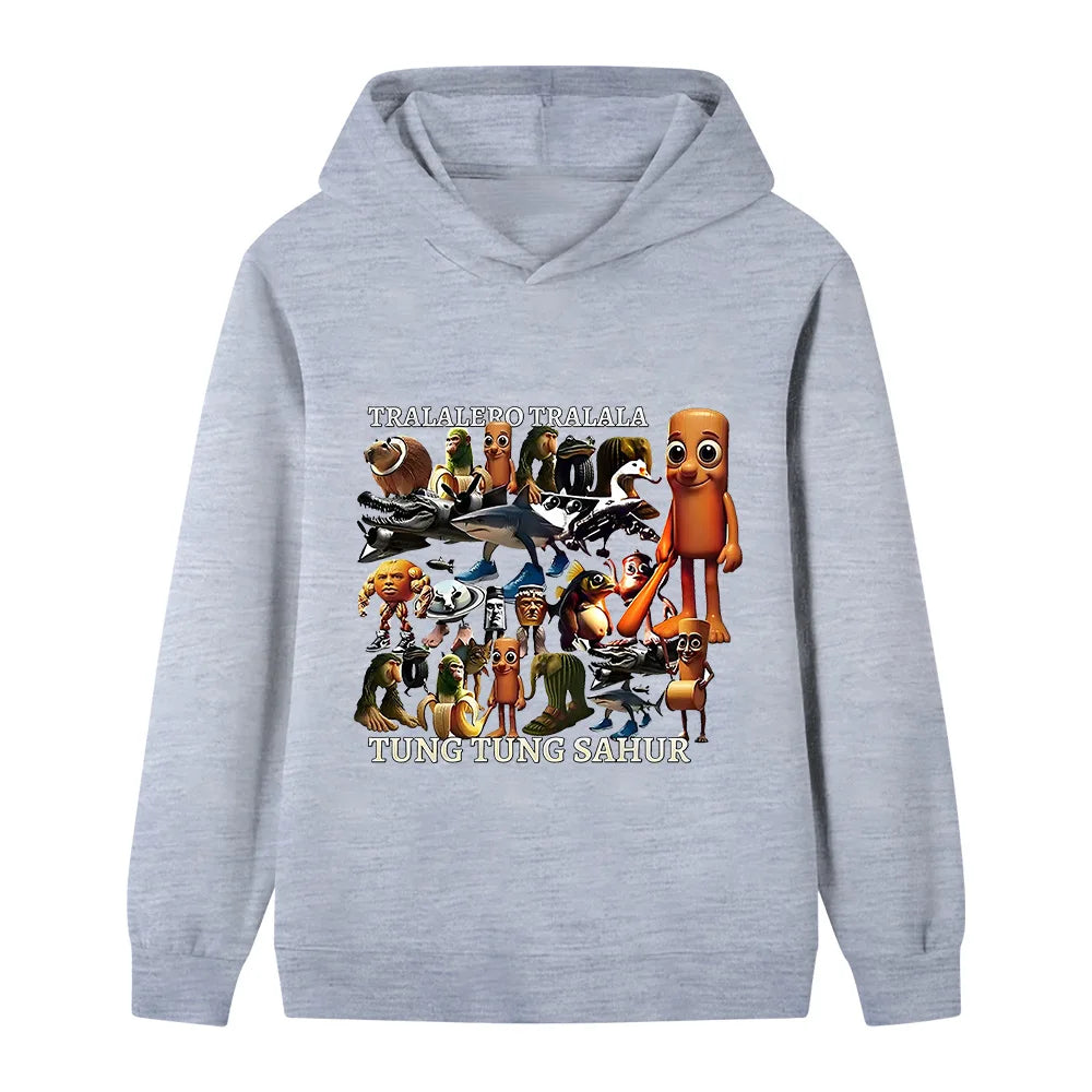 Italian Brainrot Barntröja – Rolig & Varm