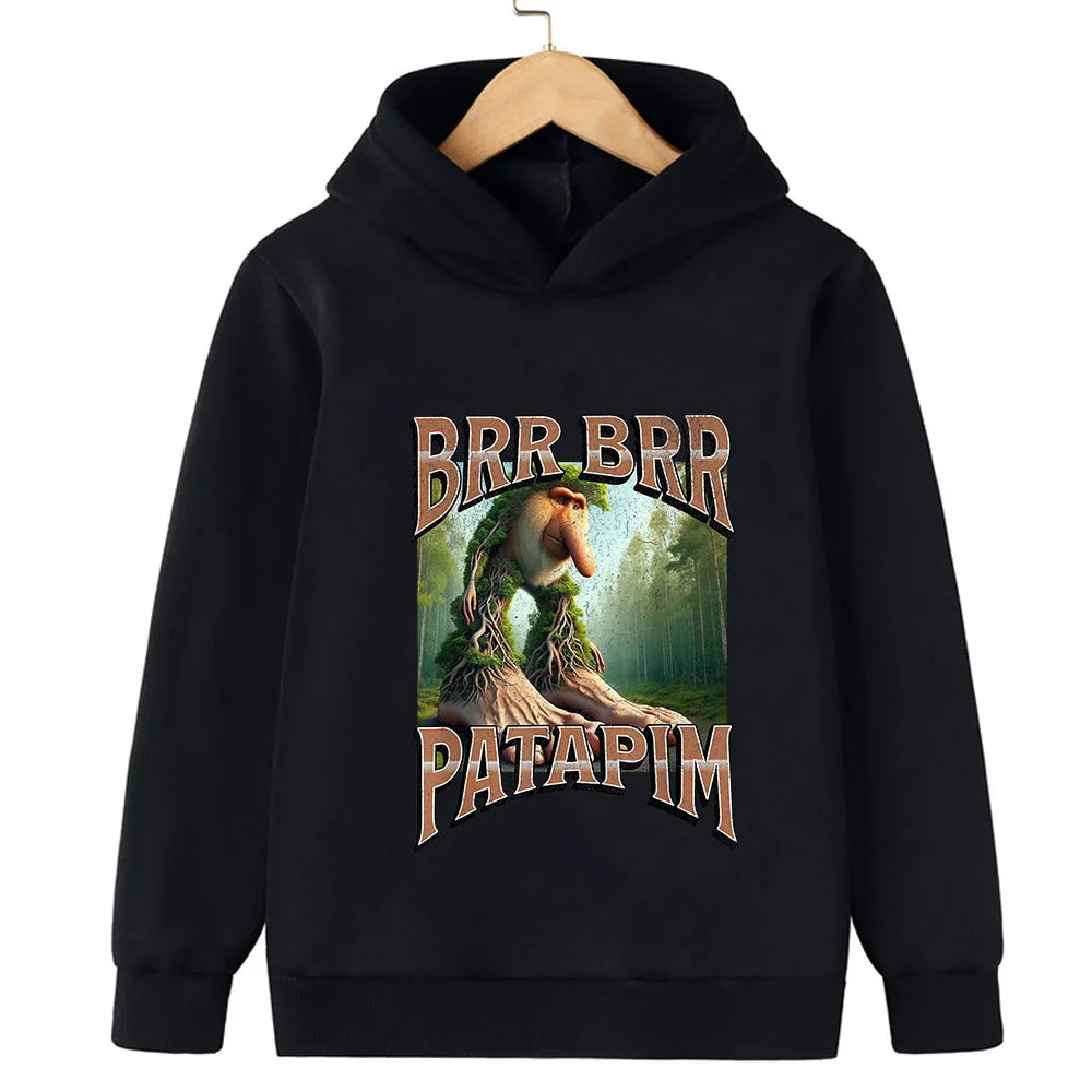 Italiensk Brainrot Barnhoodie