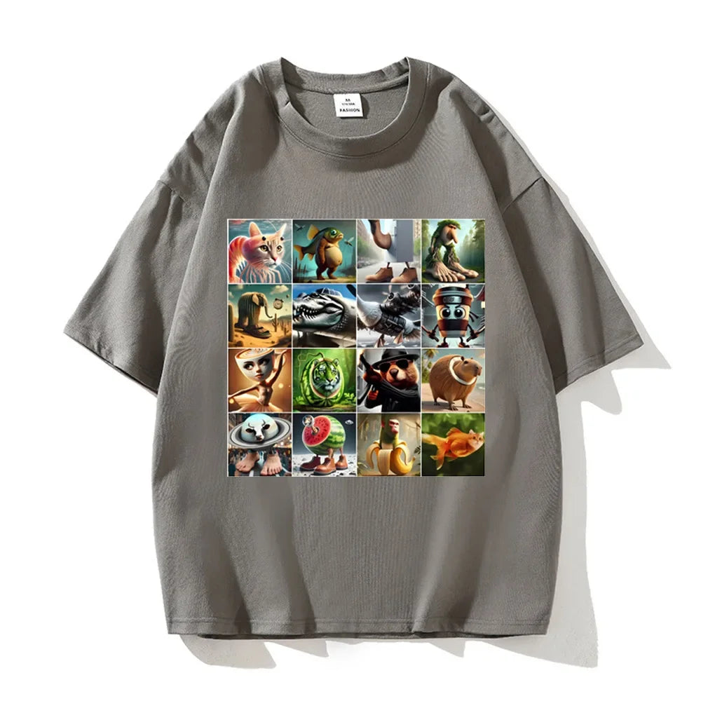 Italien Brainrot T-shirt (alla karaktärerna)