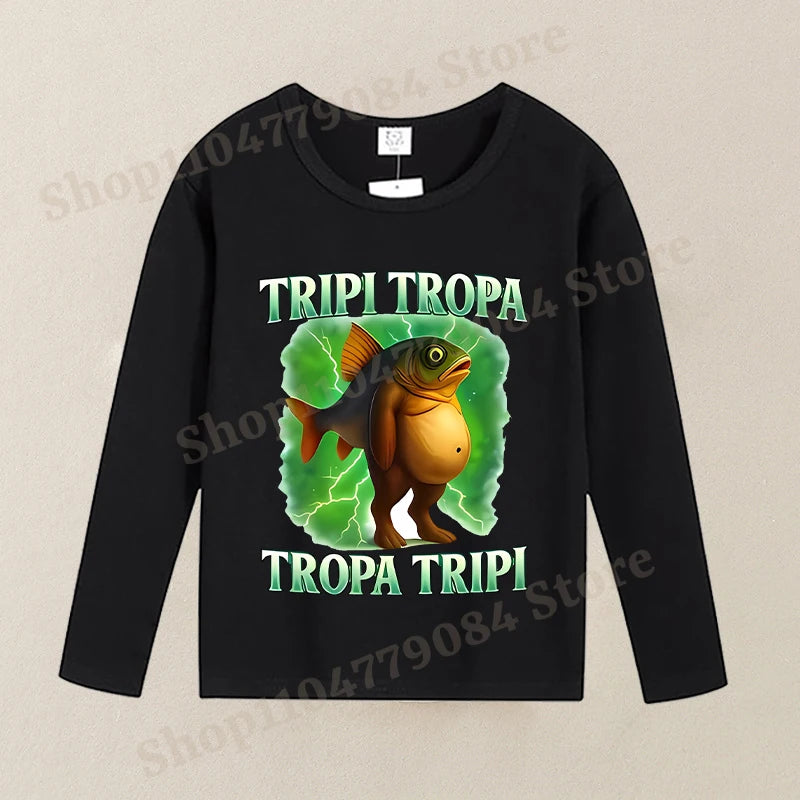 Brainrot Långärmad T-shirt