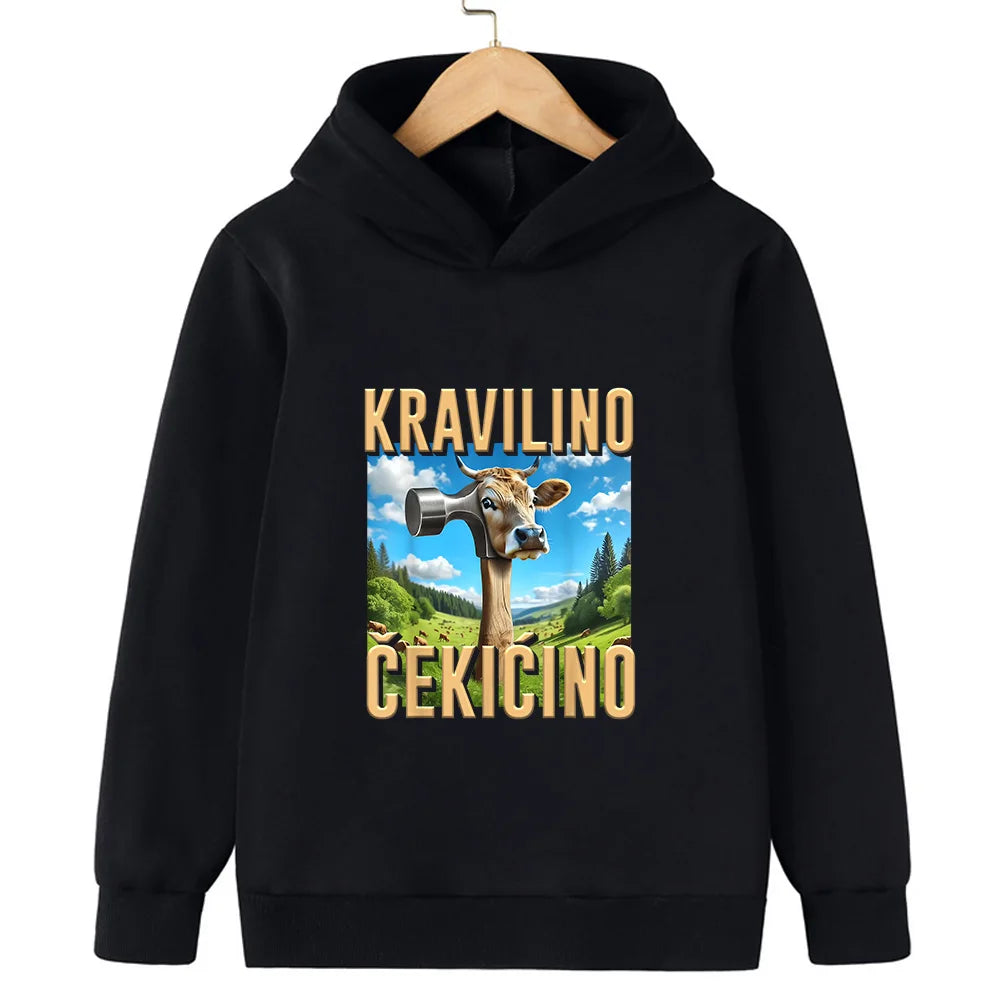Italiensk Brainrot Barnhoodie