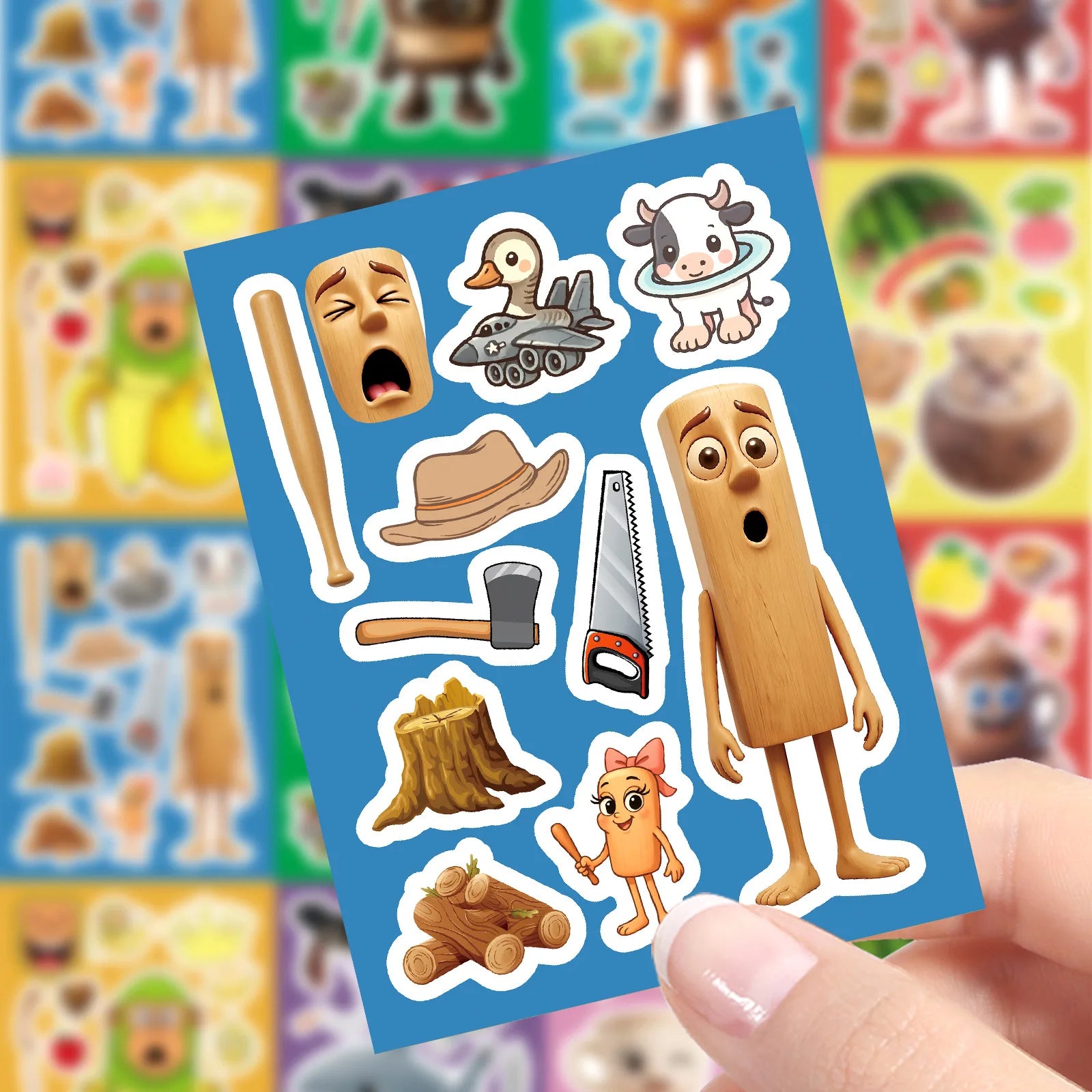 Brainrot-klistermärken