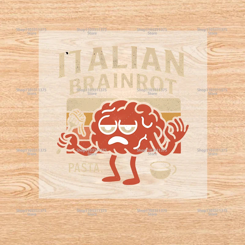 Brainrot-påstrykningsmärken