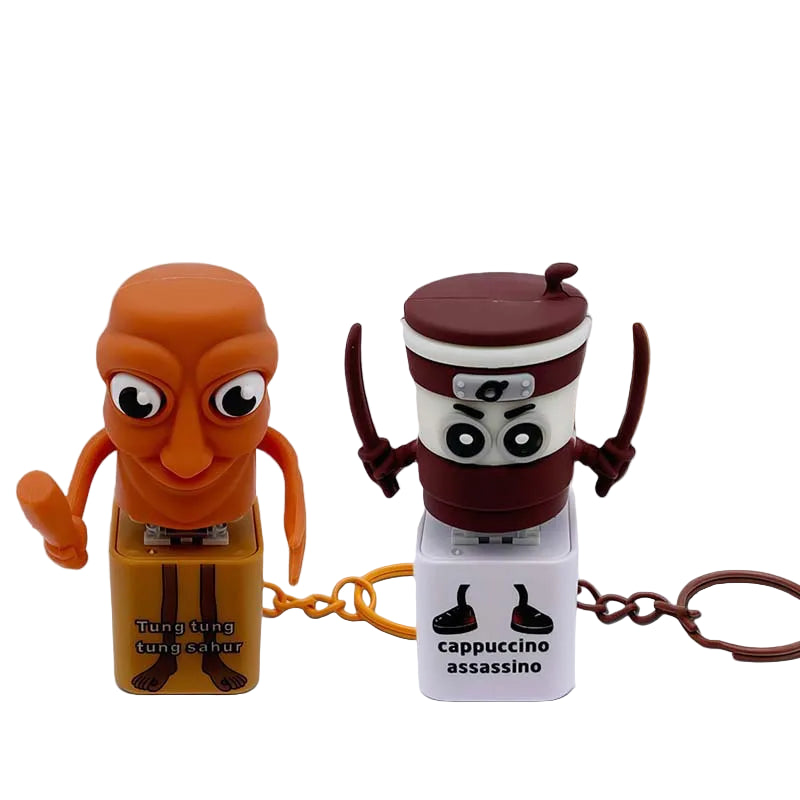 Brainrot Tralalero Nyckelring