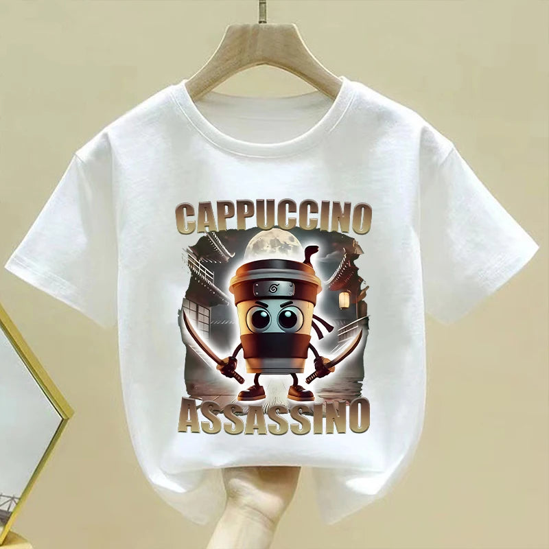 Brainrot T-shirt Barn – Roligt Meme-tryck