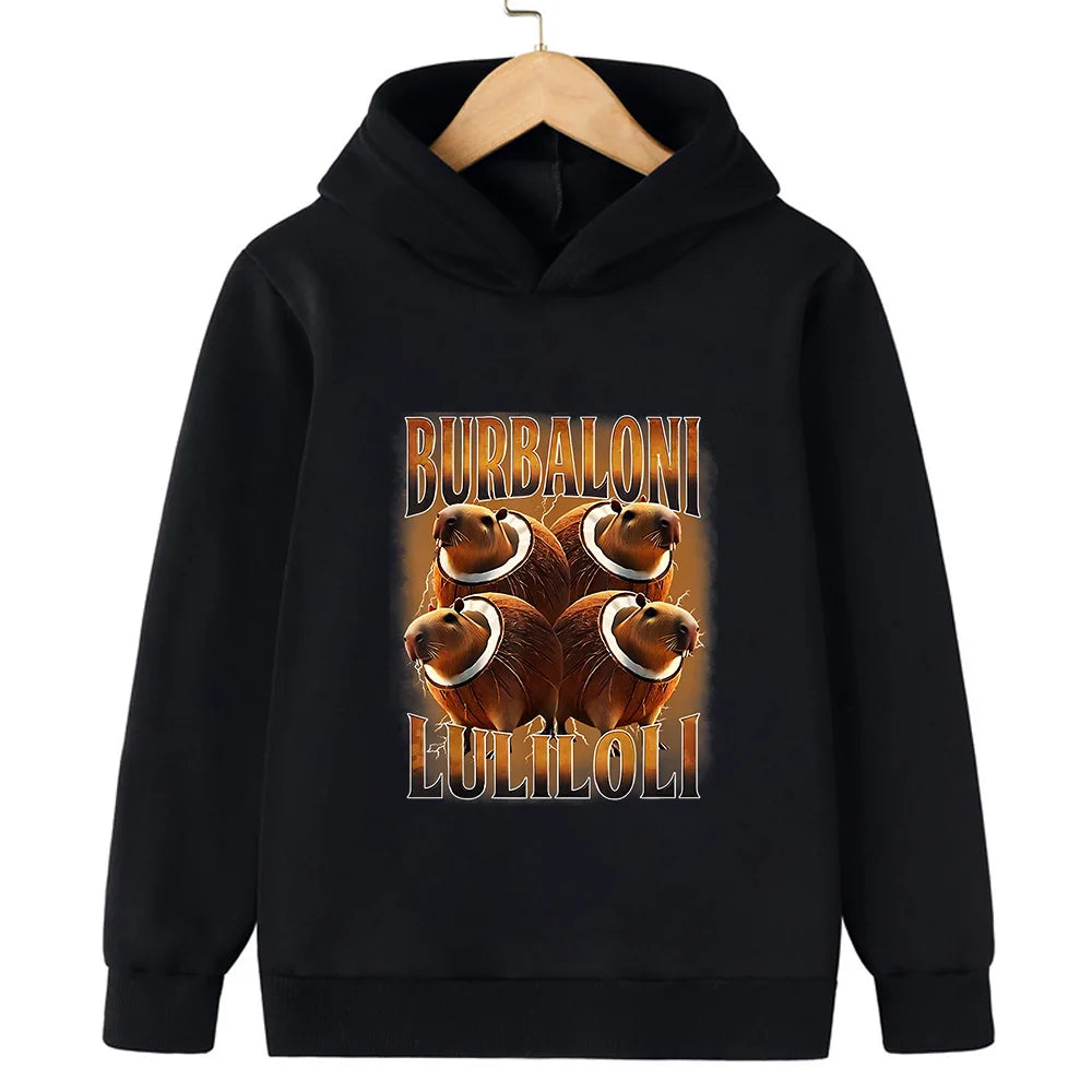 Italiensk Brainrot Barnhoodie