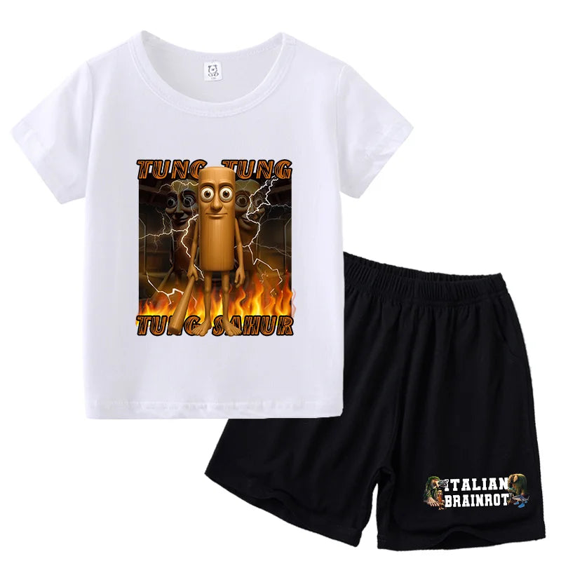 Italien byxor shorts och t-shirts