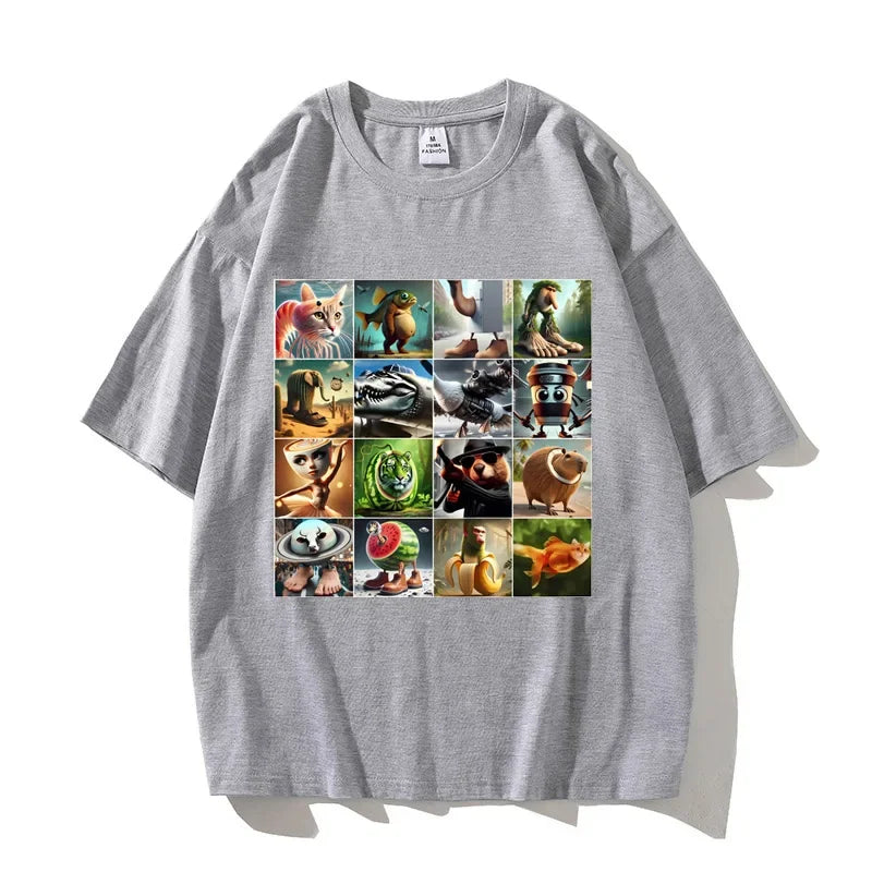 Italien Brainrot T-shirt (alla karaktärerna)