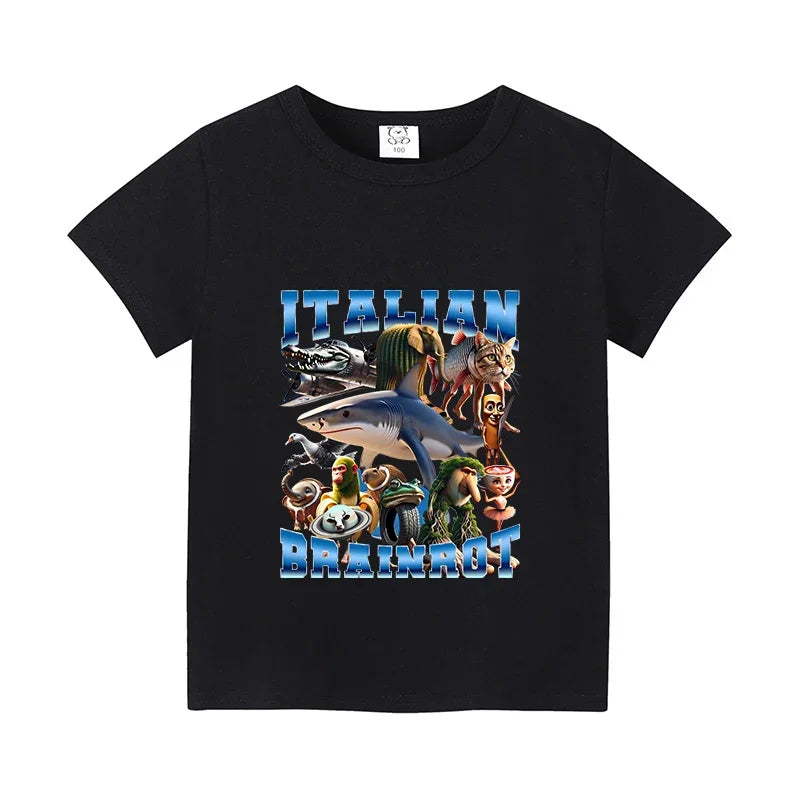 Brainrot T-shirt Barn – Alla roliga karaktärer