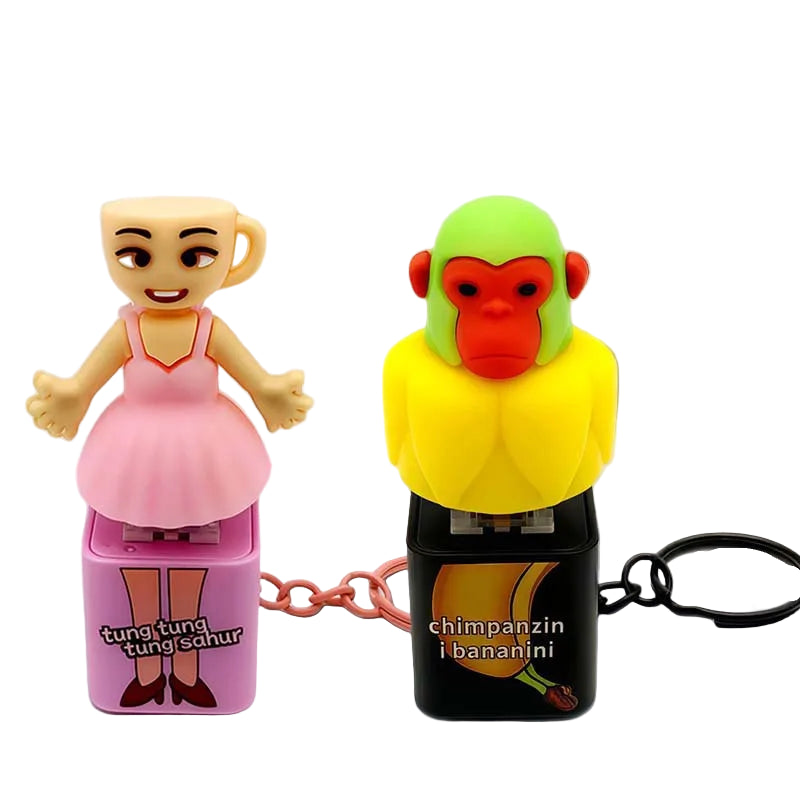 Brainrot Tralalero Nyckelring