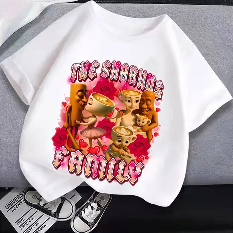 Brainrot T-shirt Barn – Roligt Meme-tryck