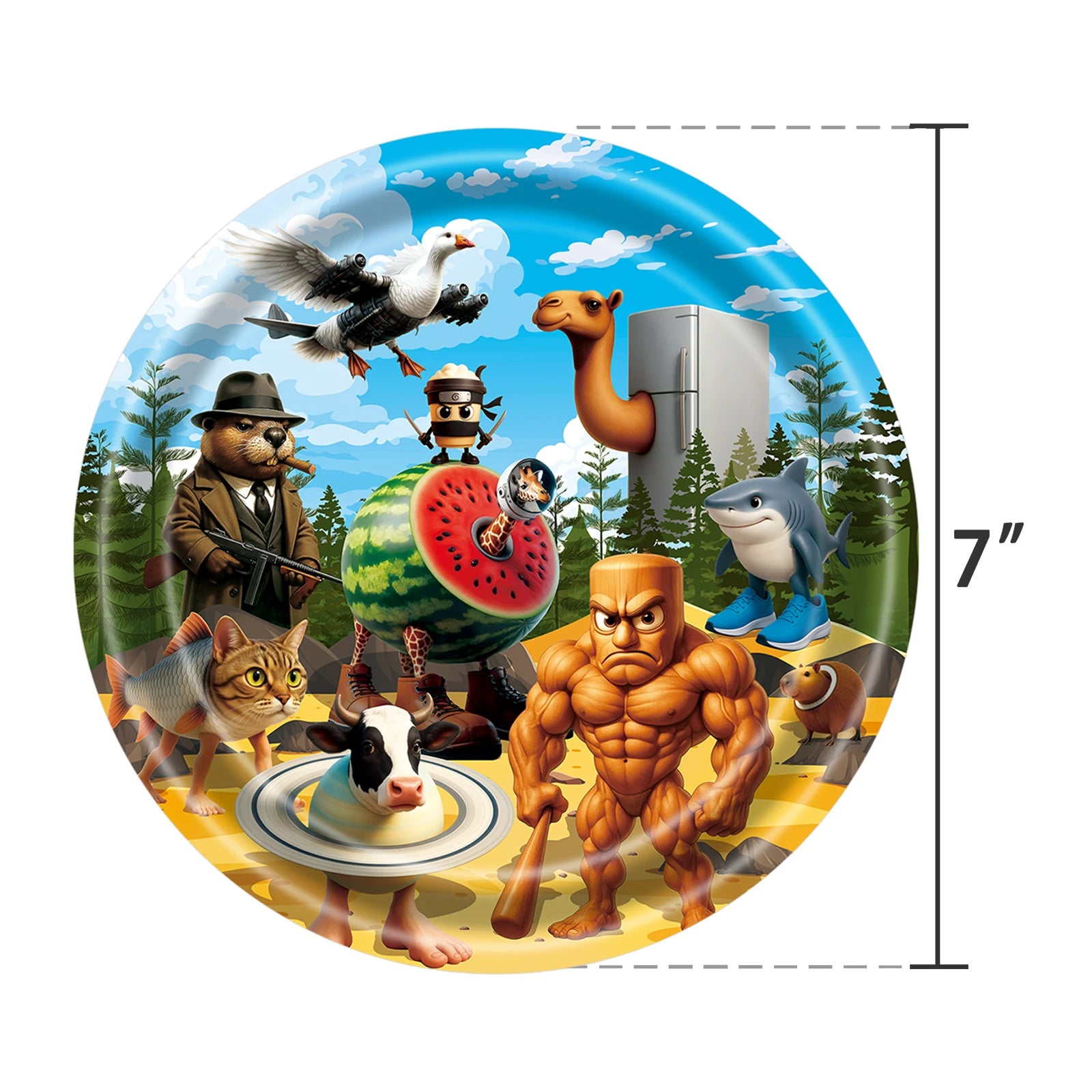 Brainrot Födelsedagsdekorationer