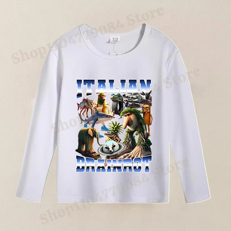 Brainrot Långärmad T-shirt