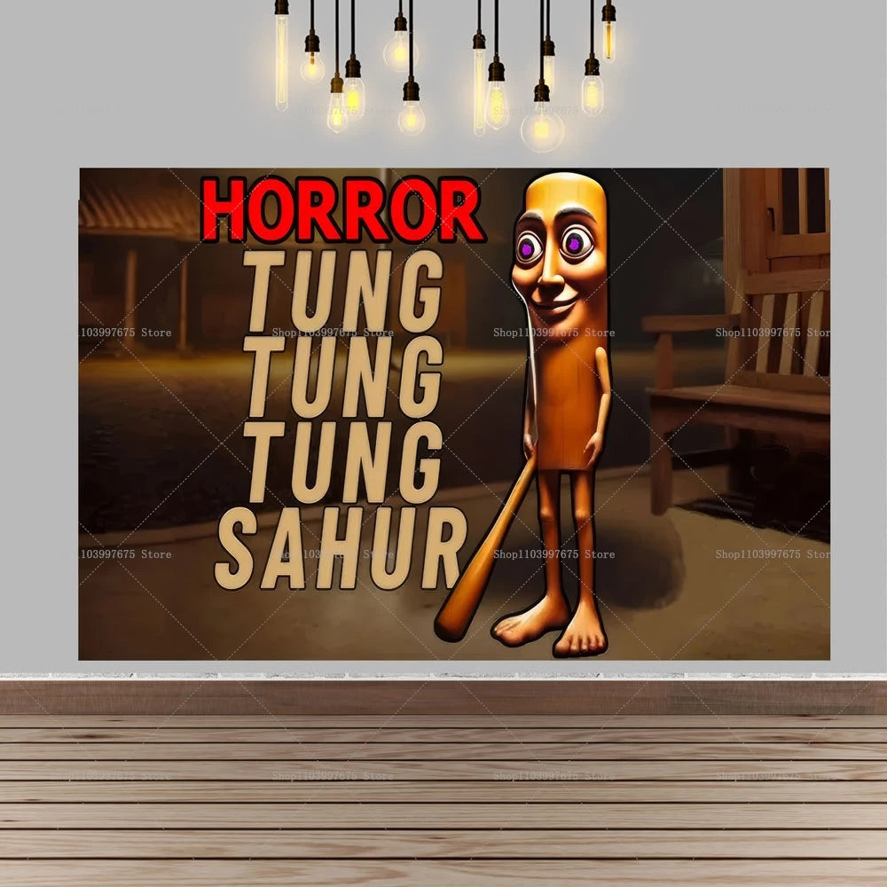 Brainrot Födelsedagsbakgrund