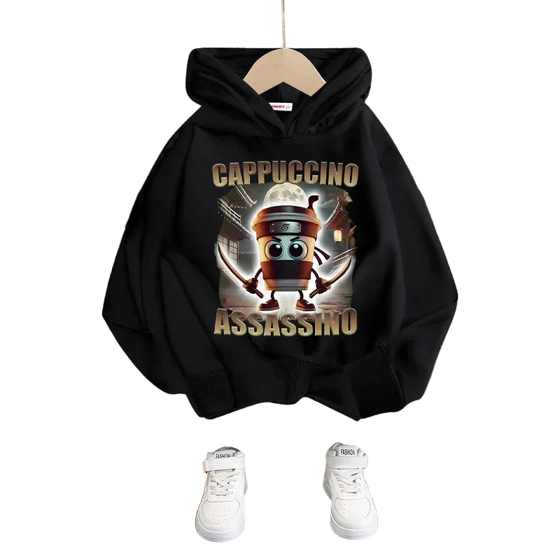 Brainrot Hoodie för barn