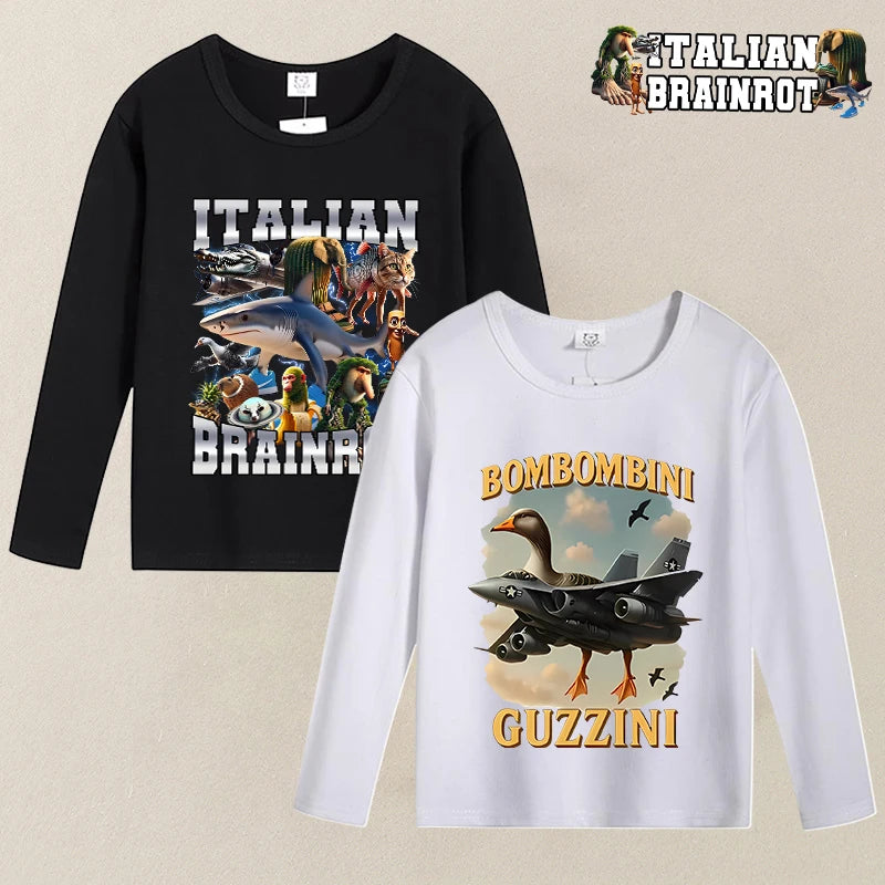 Brainrot Långärmad T-shirt