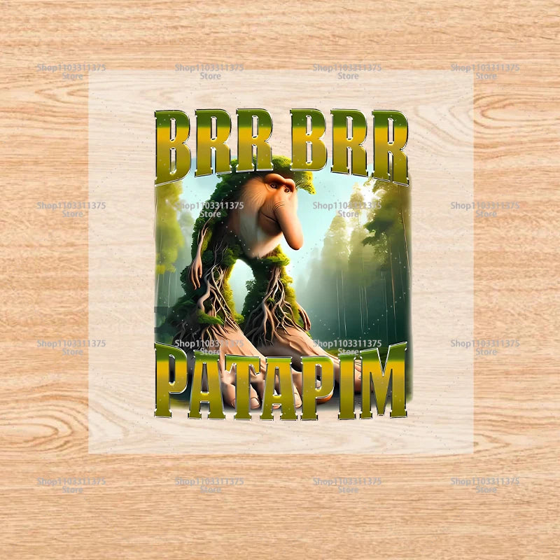 Brainrot-påstrykningsmärken