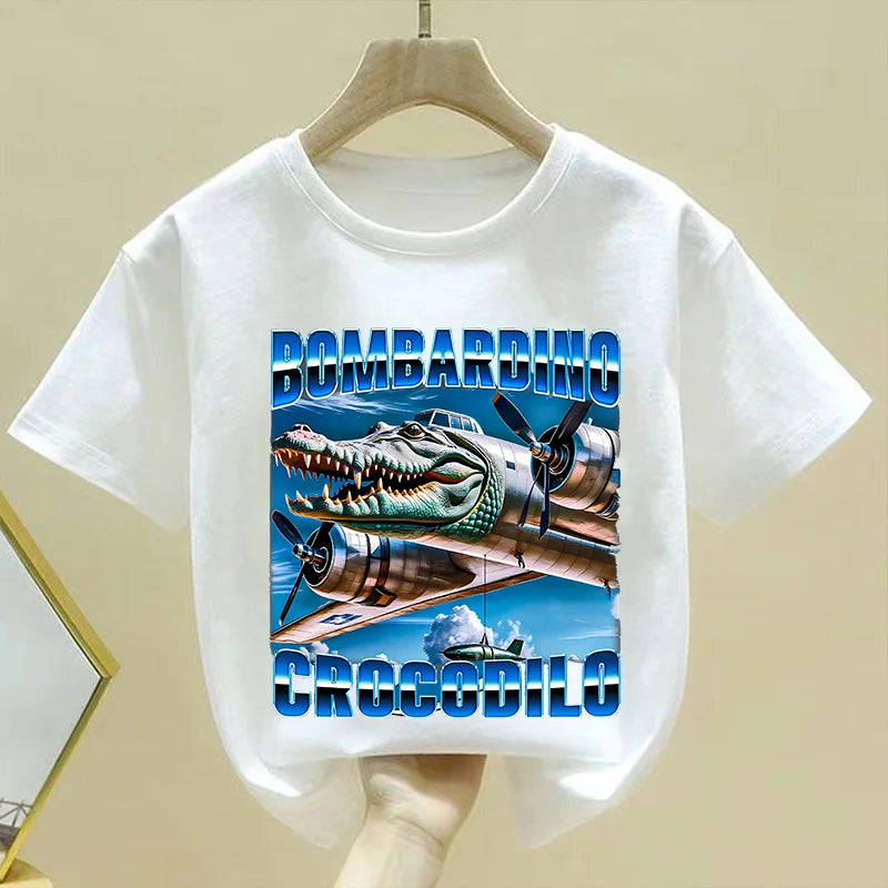 Brainrot T-shirt Barn – Roligt Meme-tryck