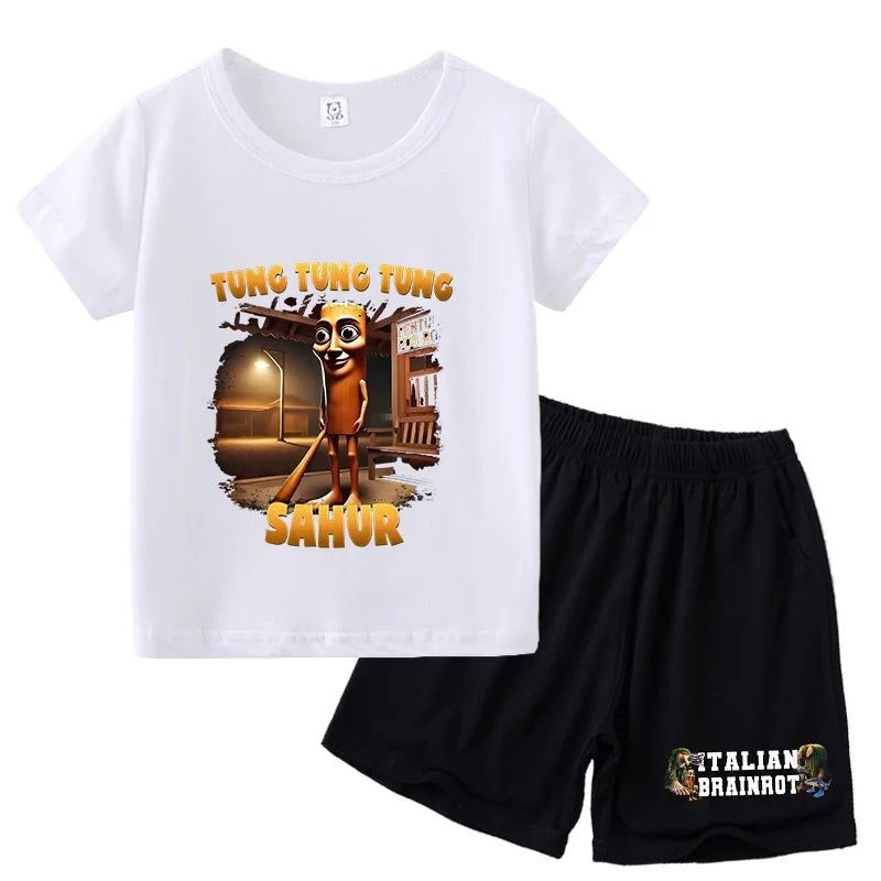 Italien byxor shorts och t-shirts