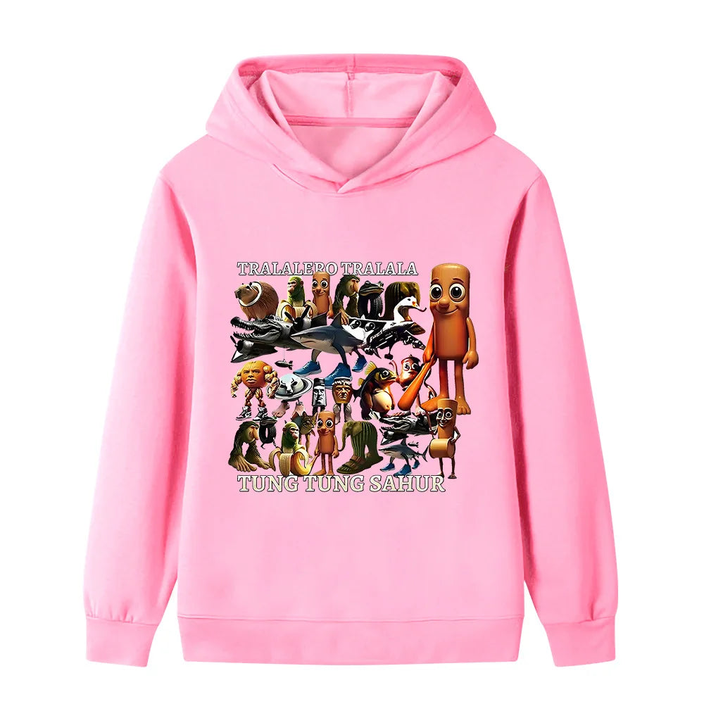 Italian Brainrot Barntröja – Rolig & Varm