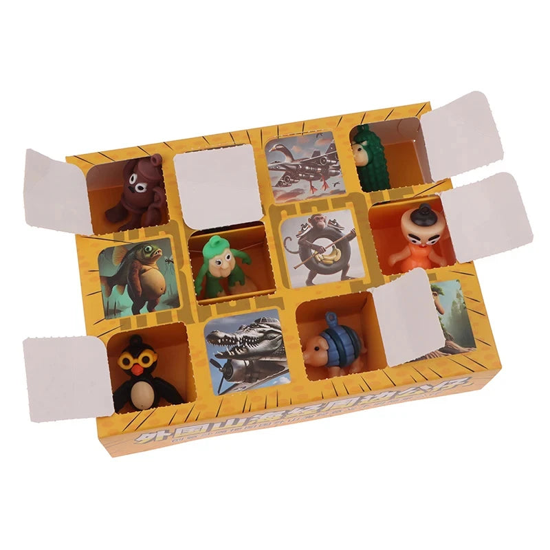 adventskalender med 12 stycken Italien brainrot-figurer