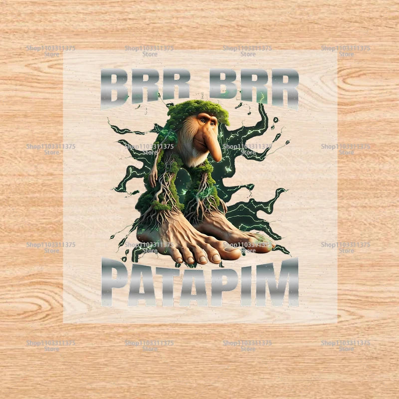 Brainrot-påstrykningsmärken