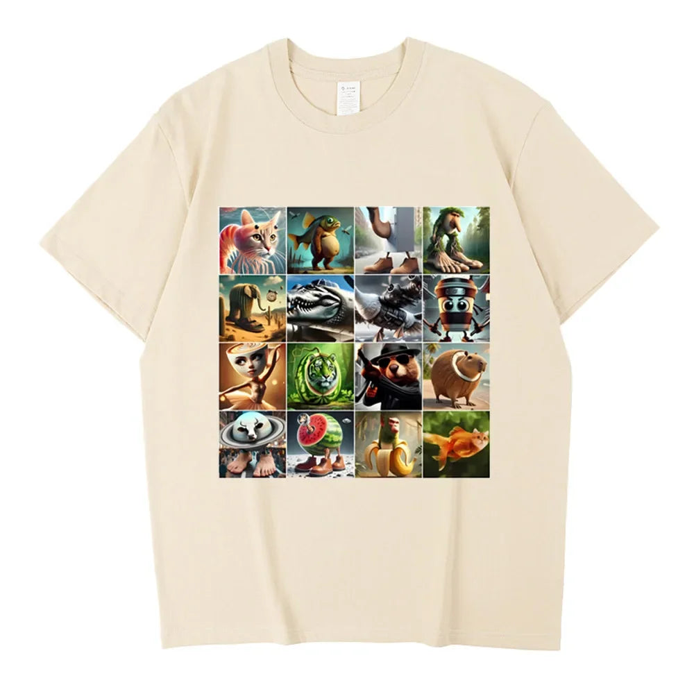 Italien Brainrot T-shirt (alla karaktärerna)