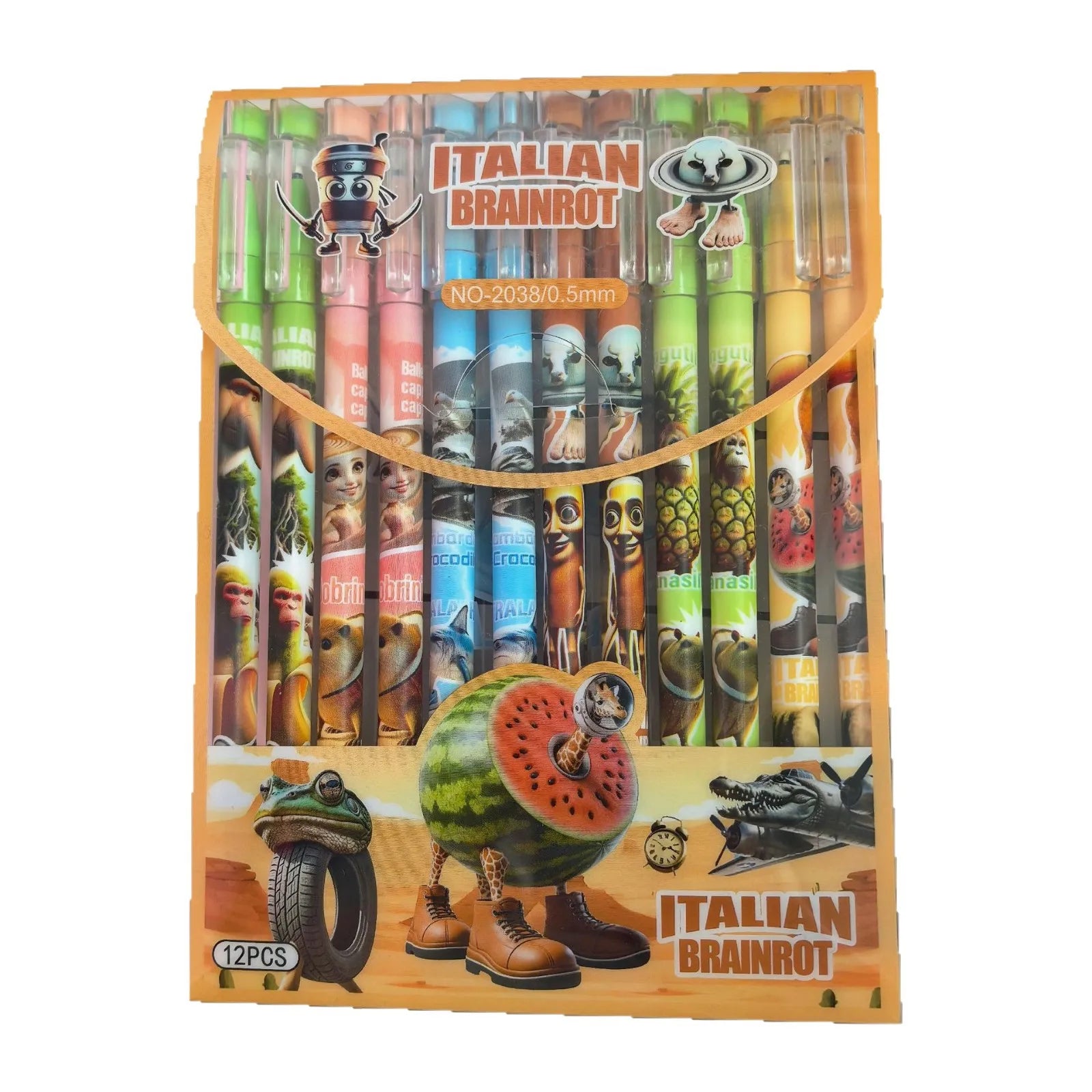 12 Brainrot Kulspetspenna