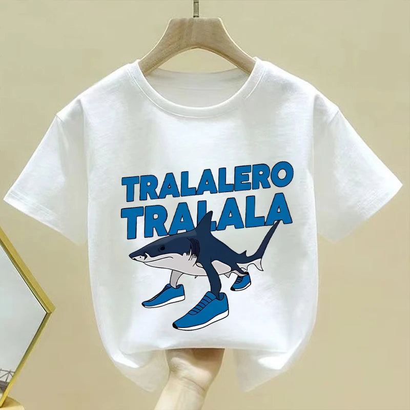 Brainrot T-shirt Barn – Roligt Meme-tryck