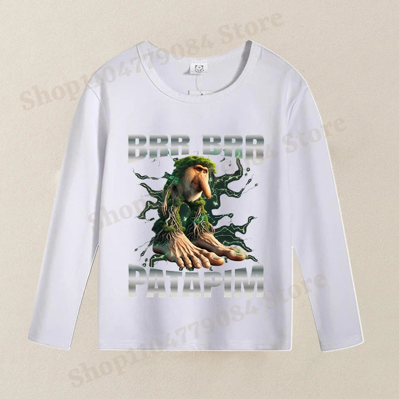 Brainrot Långärmad T-shirt