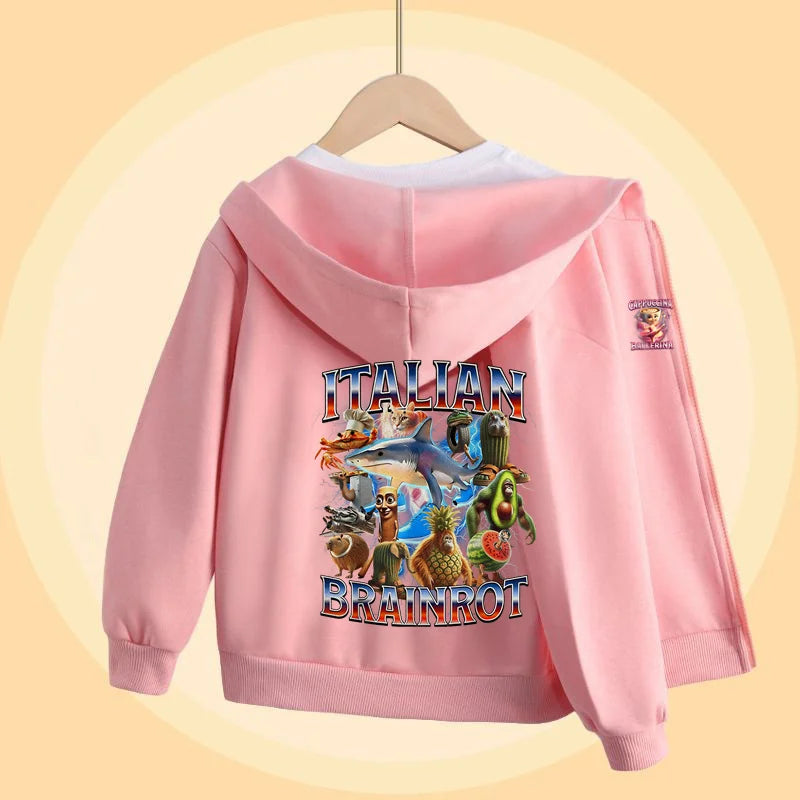 Italian Brainrot huvtröja