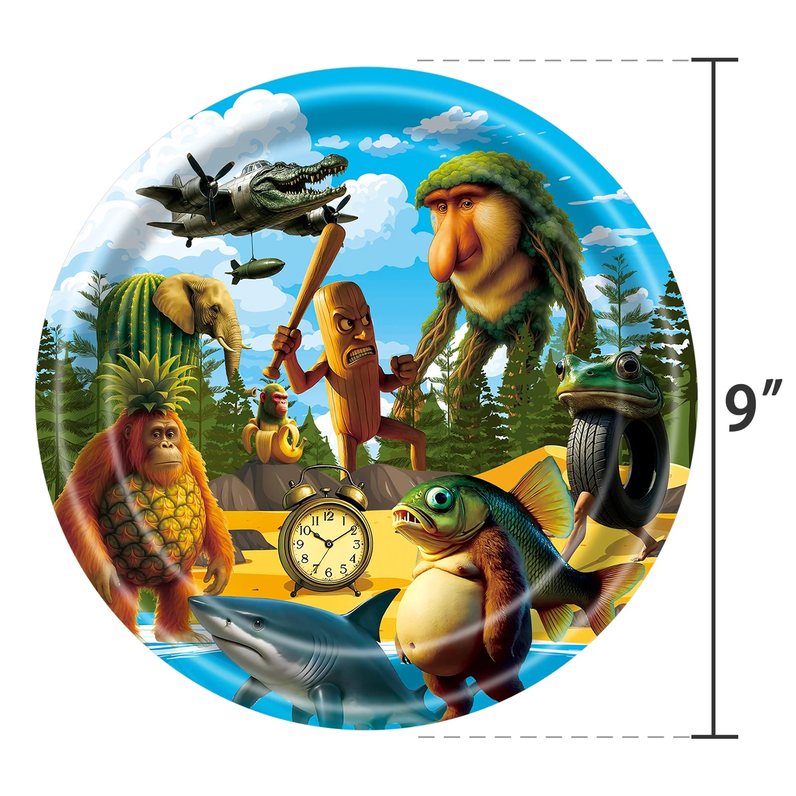 Brainrot Födelsedagsdekorationer