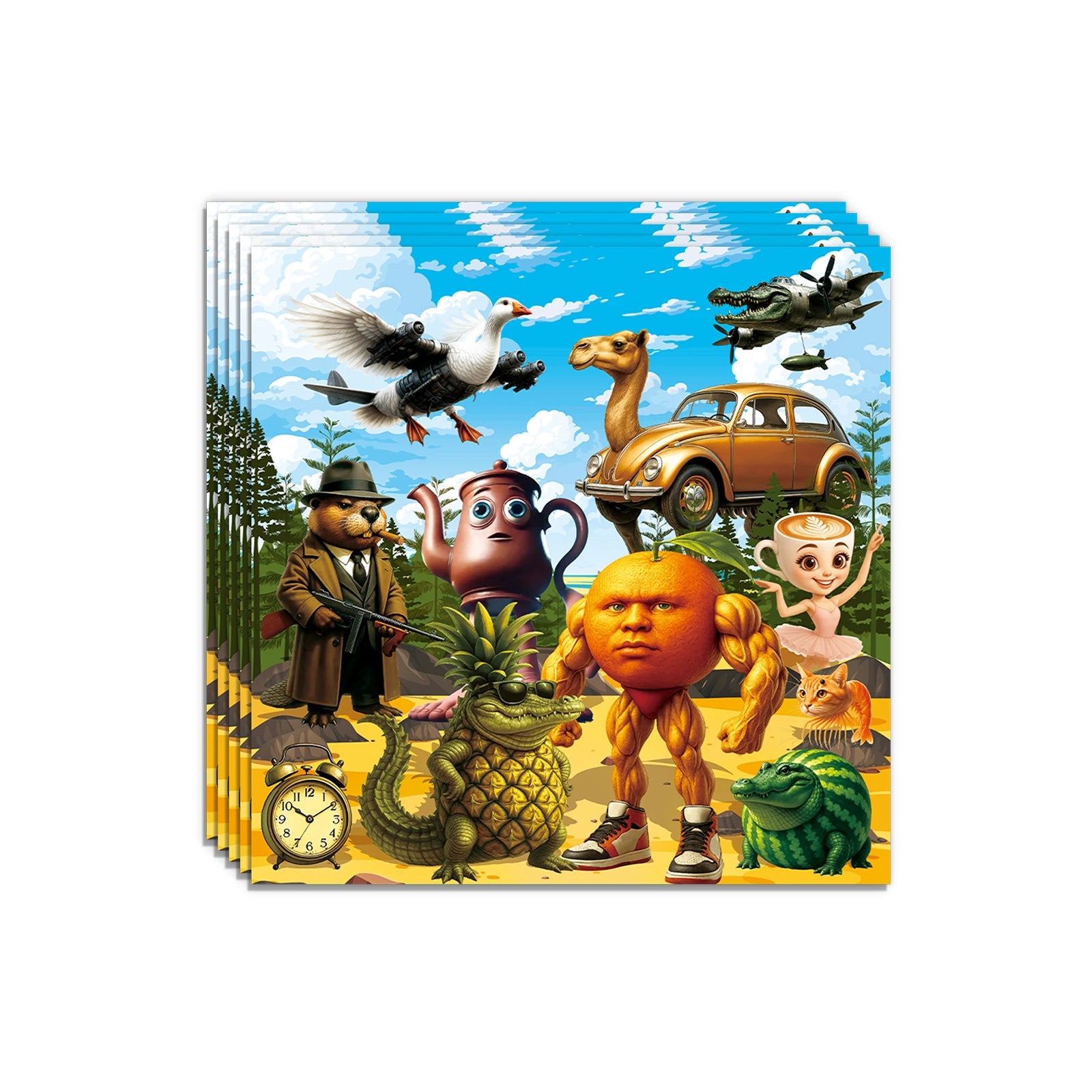 Brainrot Födelsedagsdekorationer