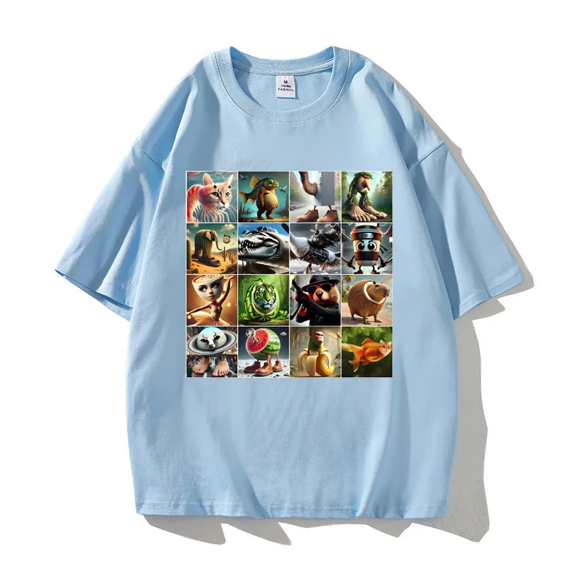 Italien Brainrot T-shirt (alla karaktärerna)