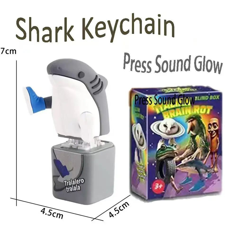 Brainrot-modell med ljus och ljud